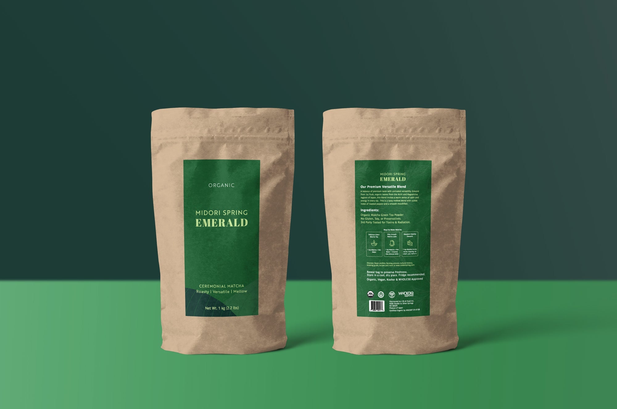 Emerald - Organic Ceremonial Matcha - B2B