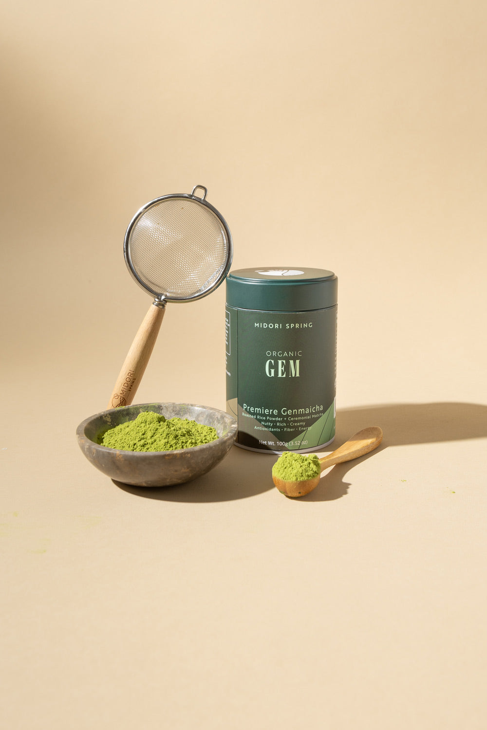 GEM - Premiere Organic Genmaicha | Roasted Rice Matcha Blend