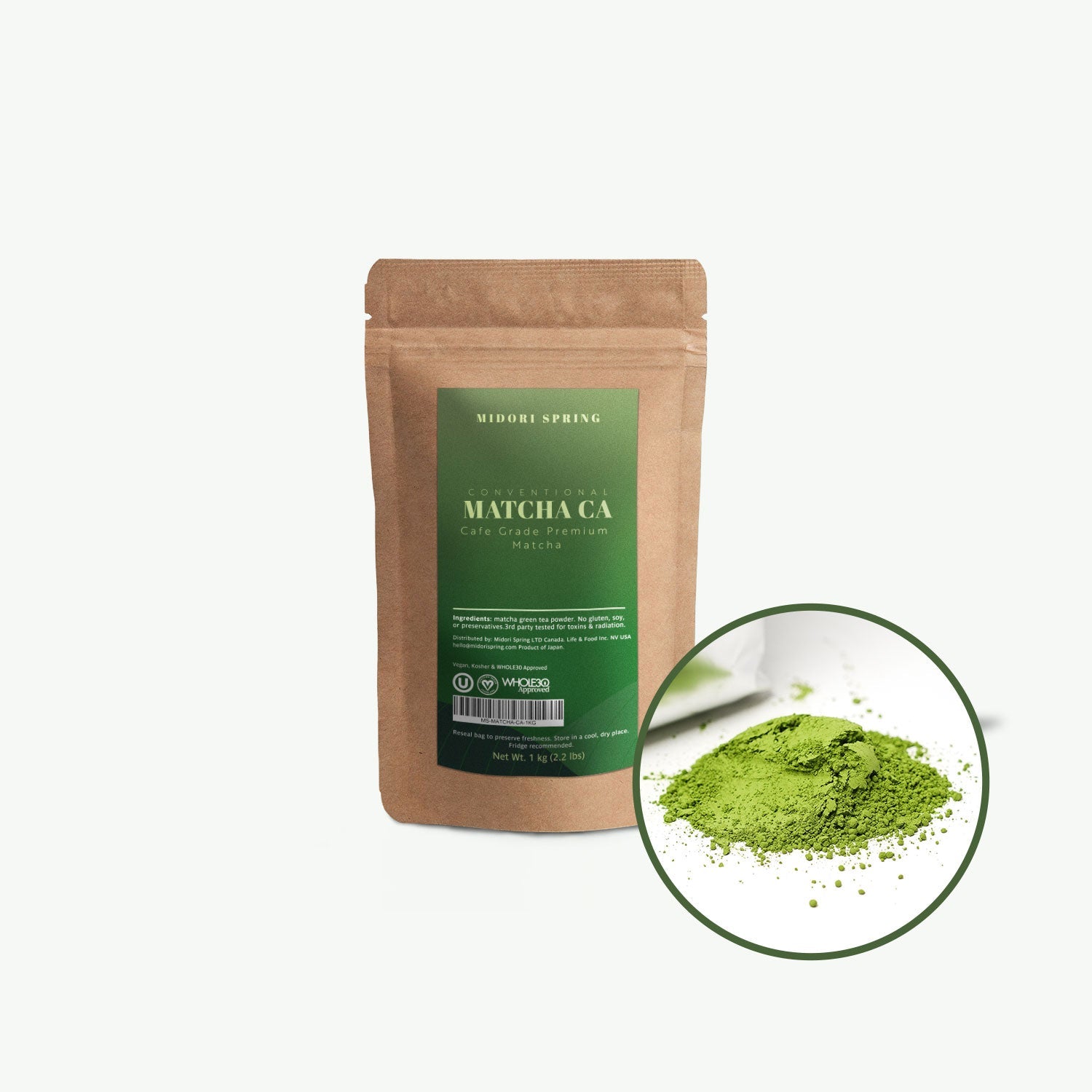 Matcha CA - Conventional Cafe Matcha - B2B