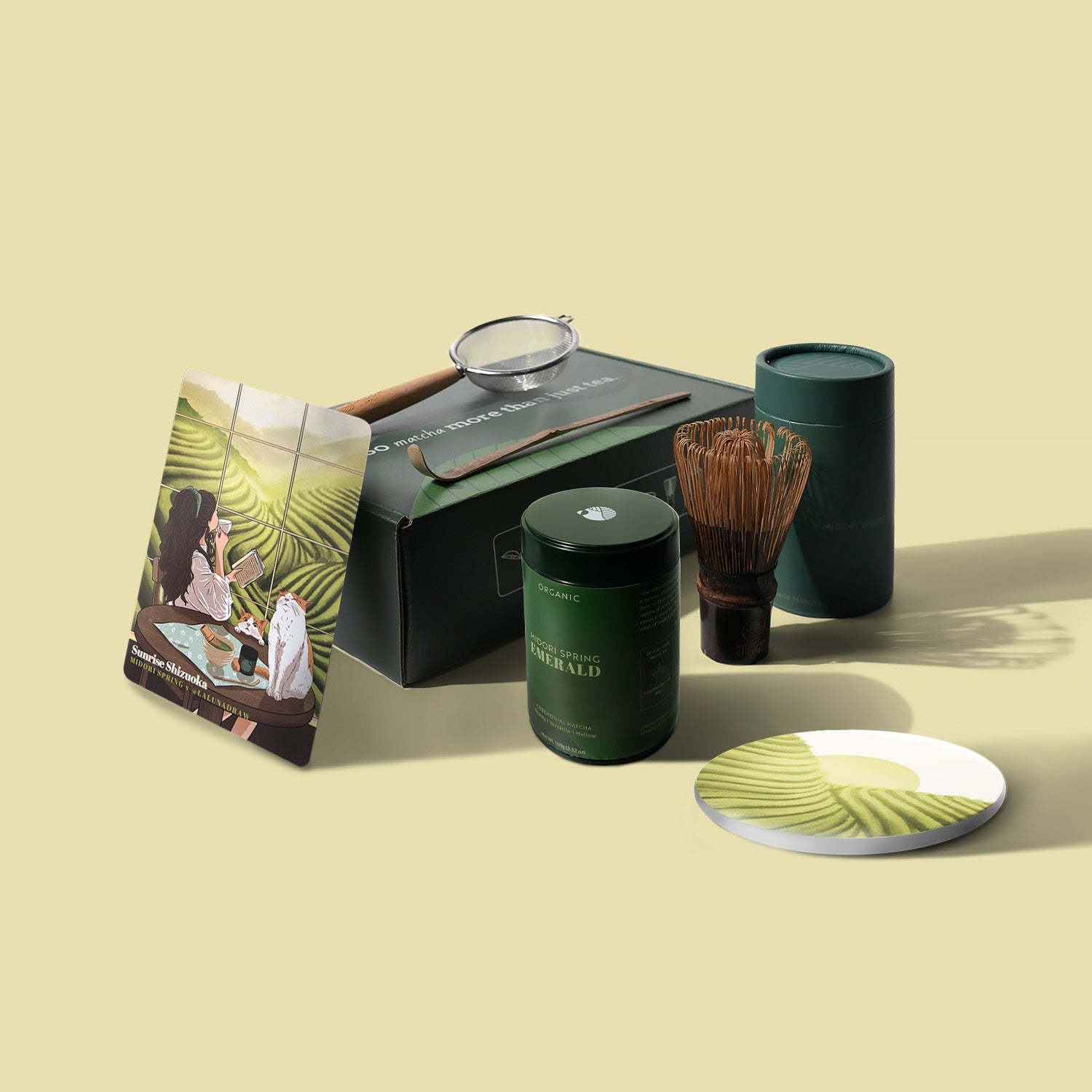 The Ceremonial Matcha Starter Bundle - Matcha and Bamboo Accessories