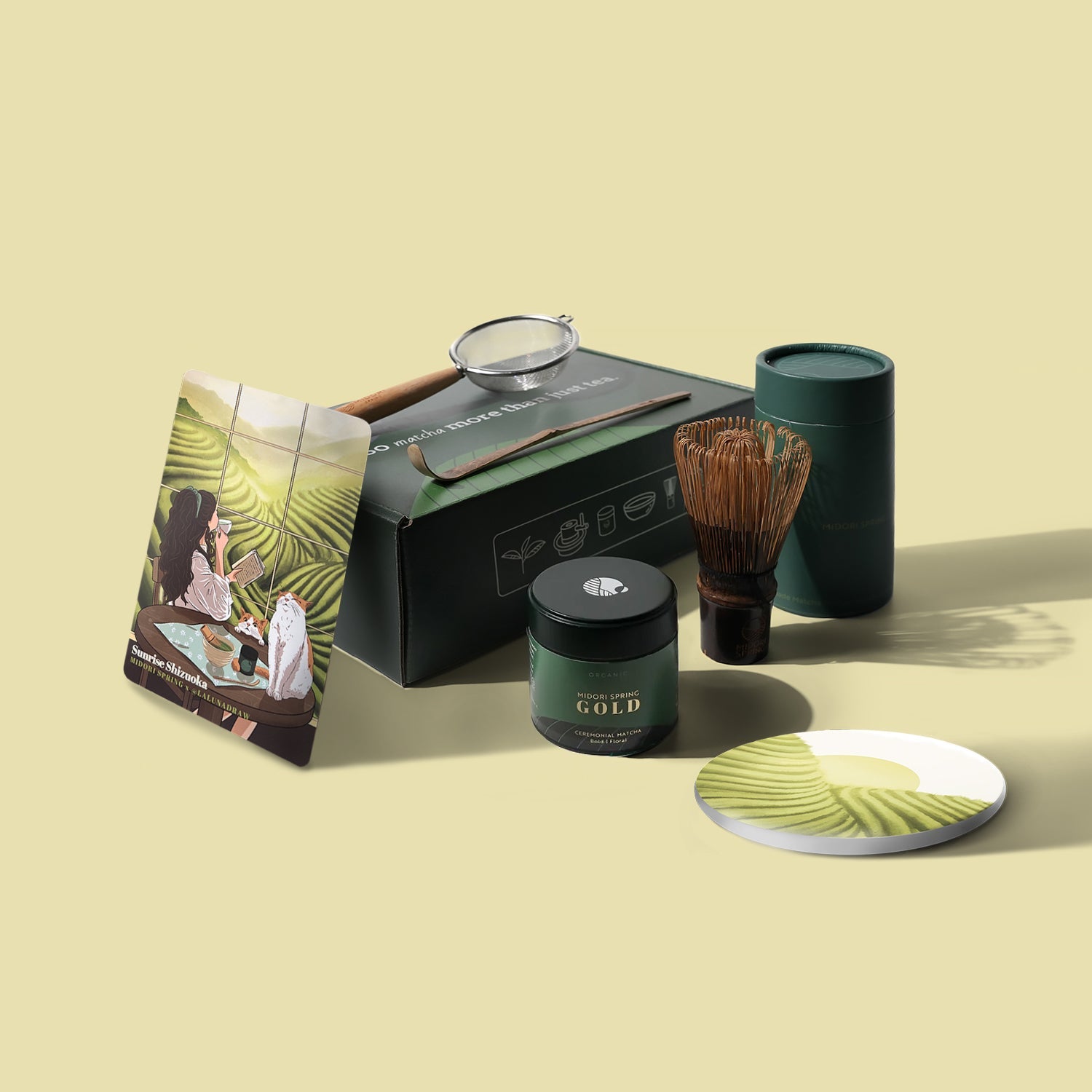 The Ceremonial Matcha Starter Bundle - Matcha and Bamboo Accessories
