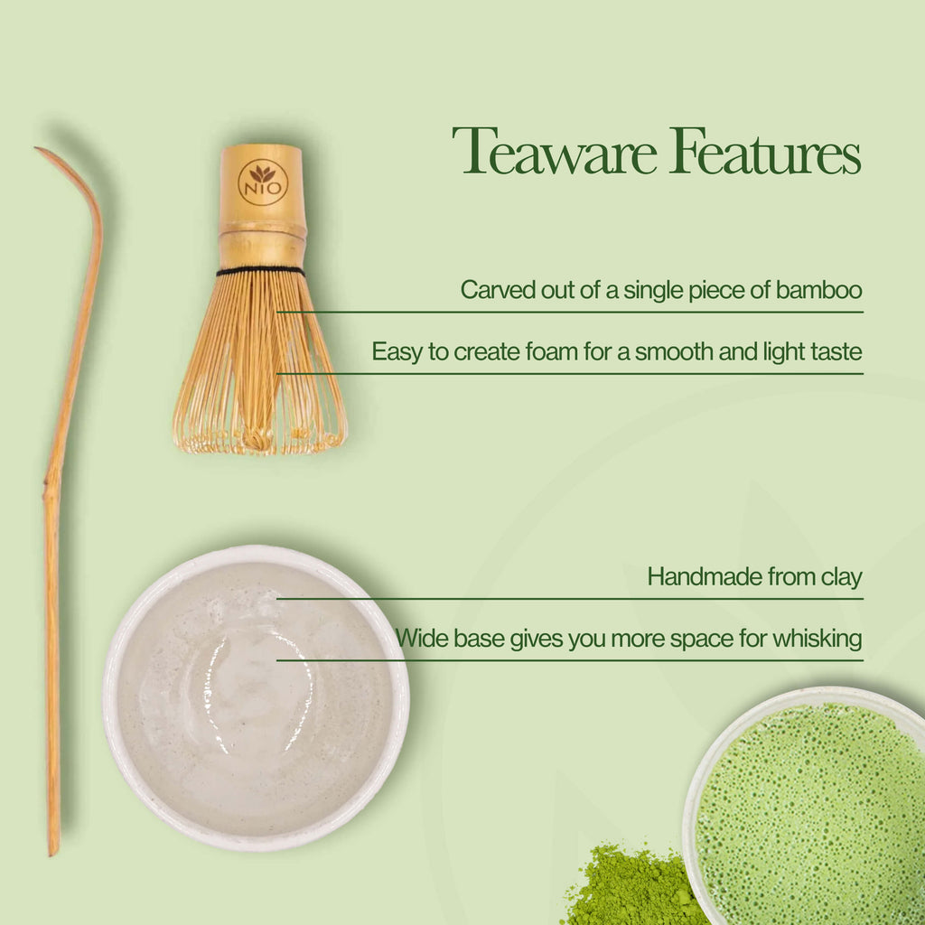 Matcha Tea Advent Calendar 2024 with Whisk, Chawan and Chashaku