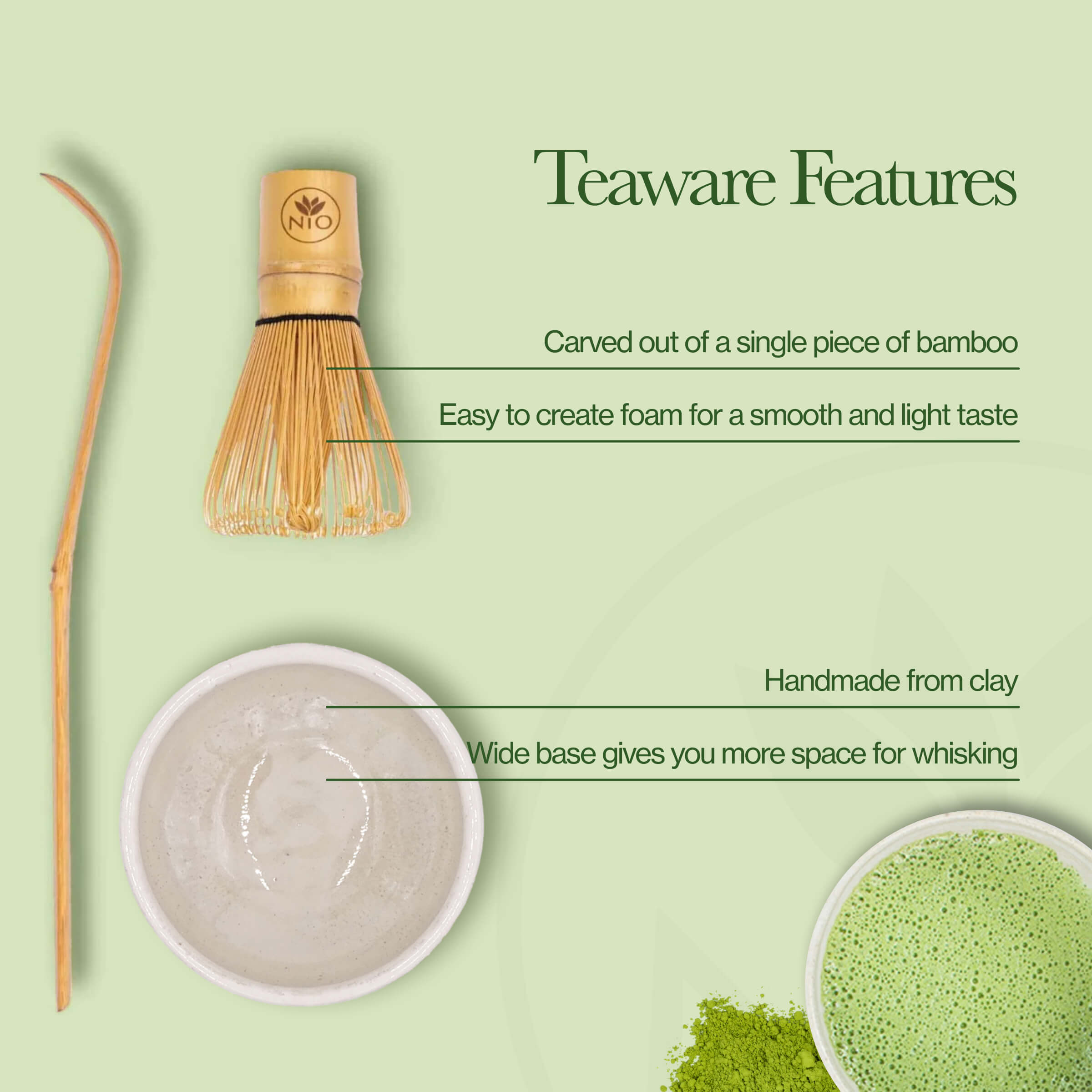 Matcha Tea Advent Calendar 2024 with Whisk, Chawan and Chashaku